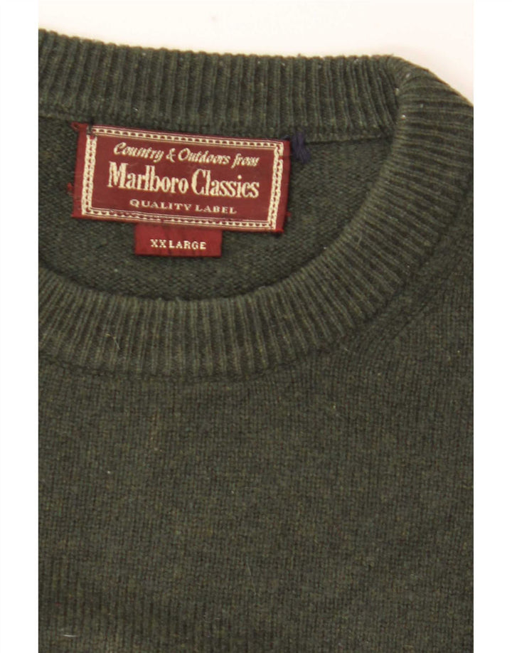 Marlboro Classics Maglione girocollo da uomo 2XL Cachi