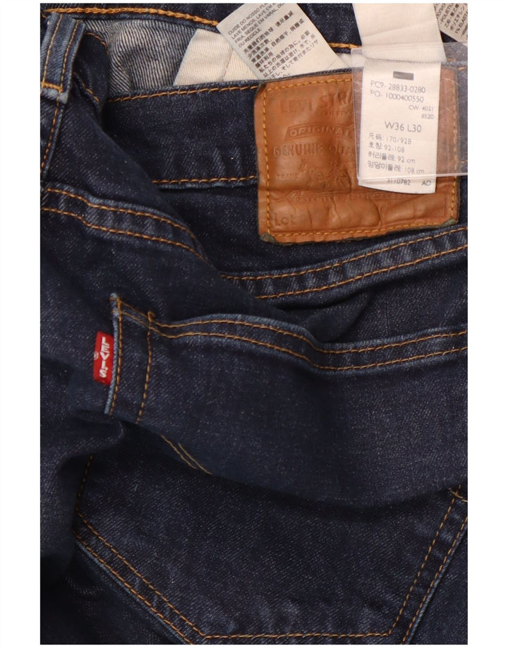 LEVI'S Jeans 512 slim affusolati da uomo W36 L26 cotone blu navy