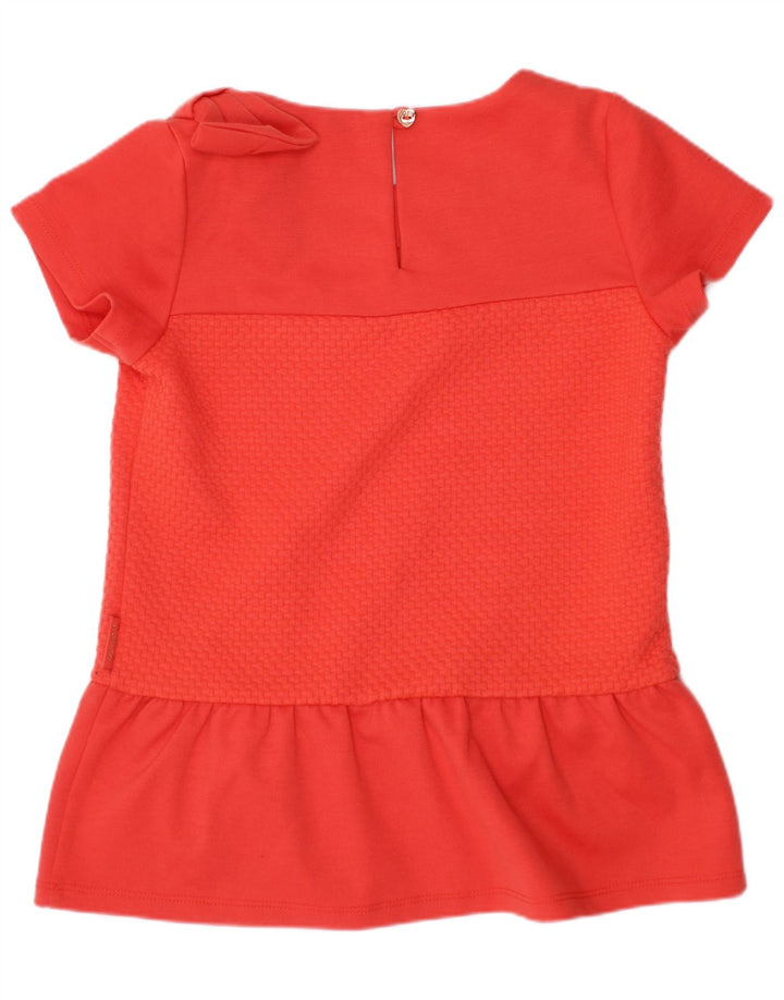 Top in camicetta per ragazze Ted Baker 7-8 anni in poliestere rosso