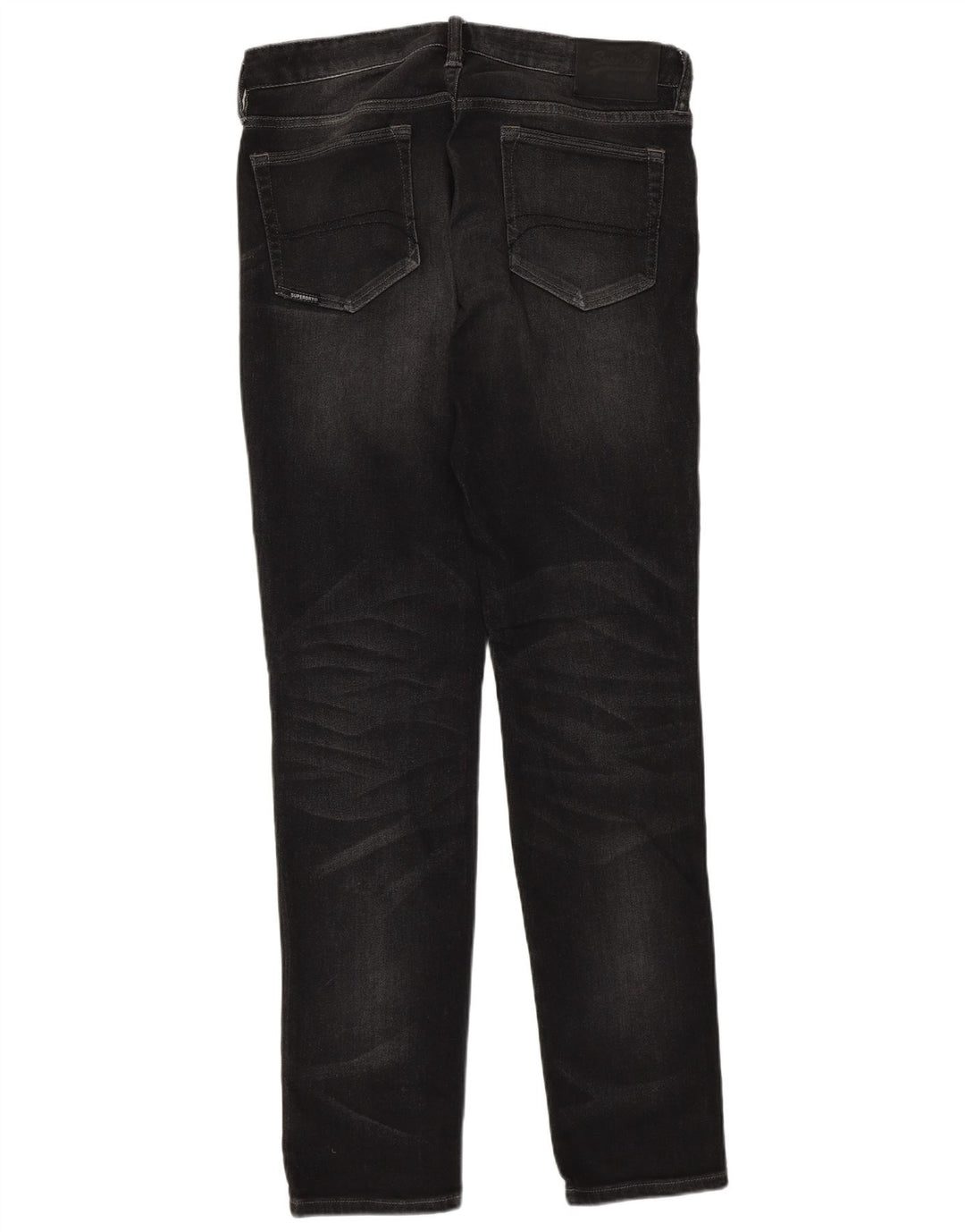 Jeans slim da uomo Superdry W34 L34 cotone nero