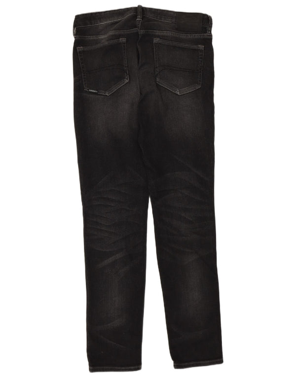 Jeans slim da uomo Superdry W34 L34 cotone nero