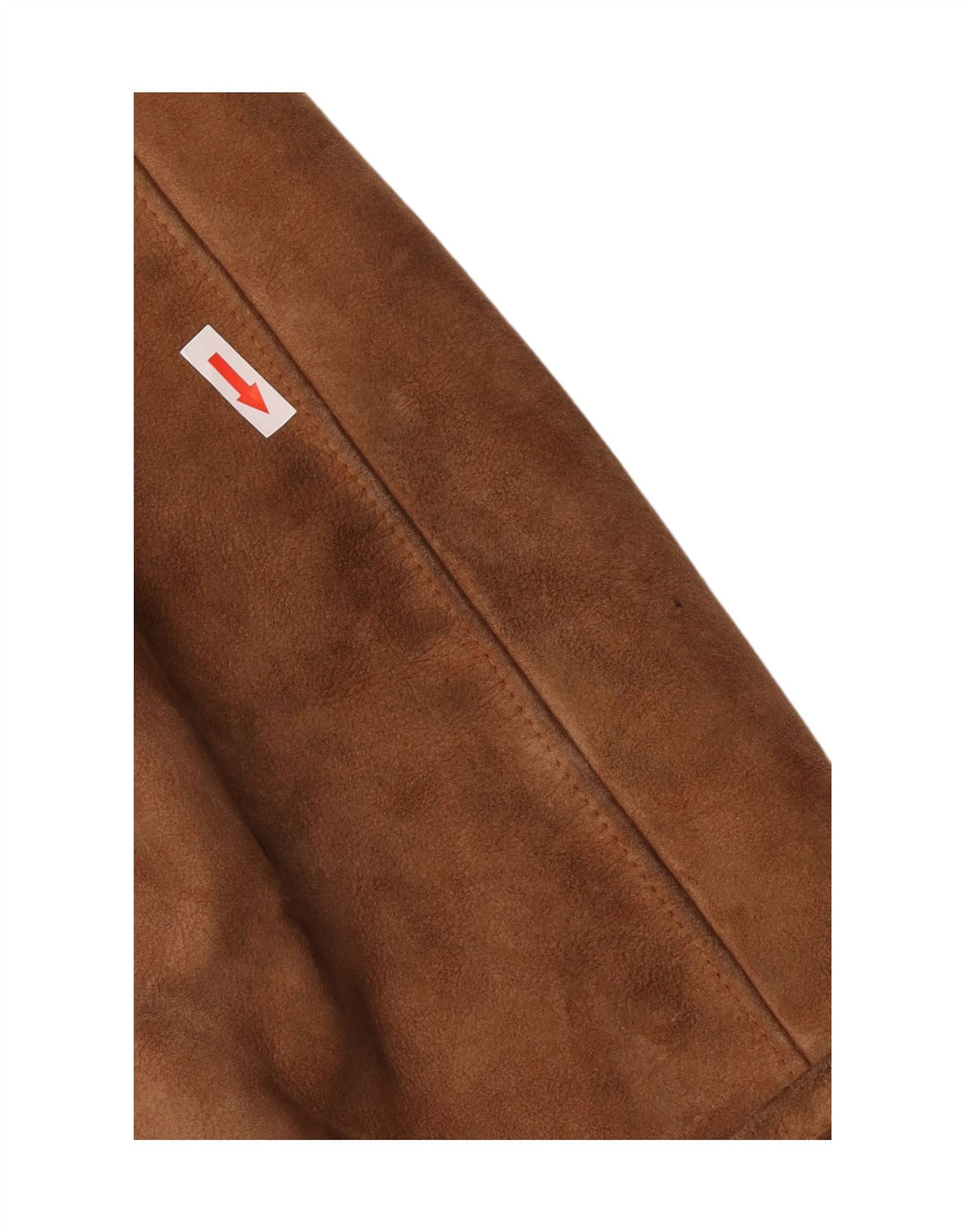 Giacca in shearling oversize da donna vintage EU 40 Shearling marrone medio