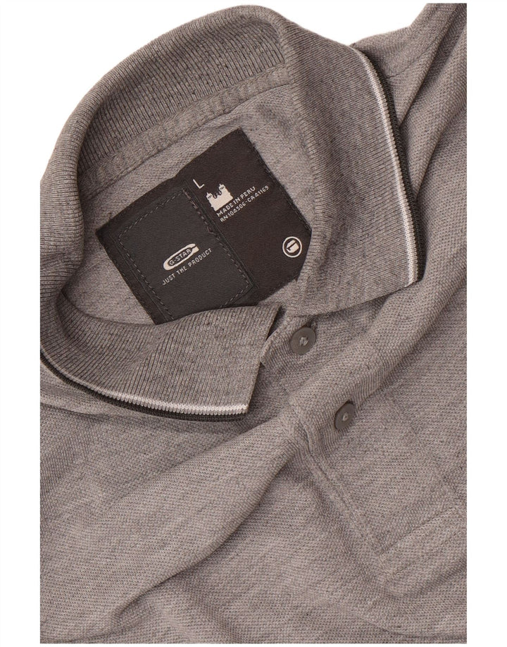 Polo da uomo G-Star grande grigia screziata