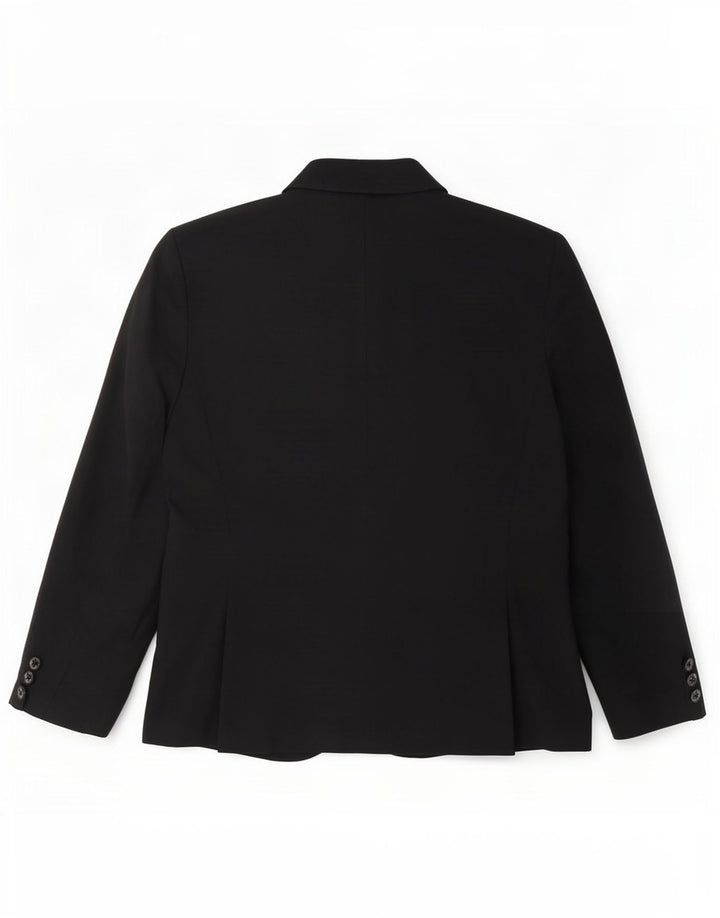 Giacca blazer aperta da donna Marks & Spencer UK 16 grande poliestere blu navy