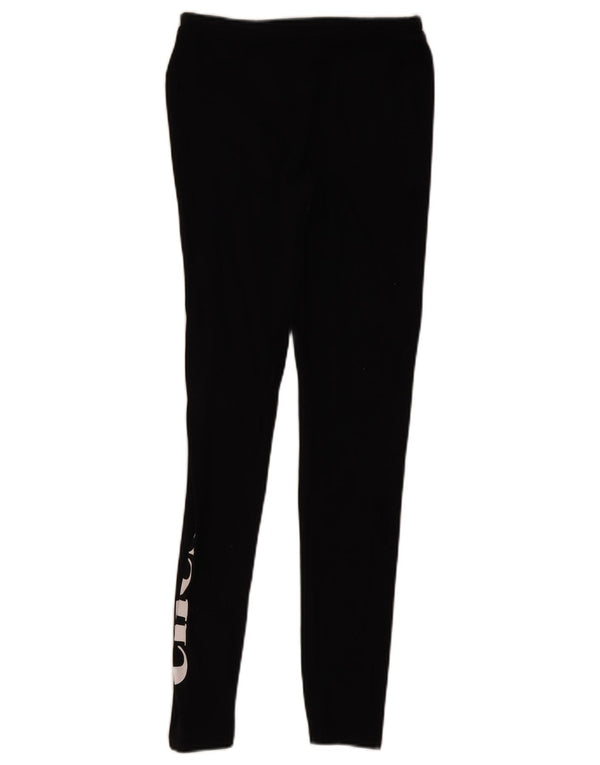 Leggings grafici da donna Ellesse UK 10 piccoli cotone nero