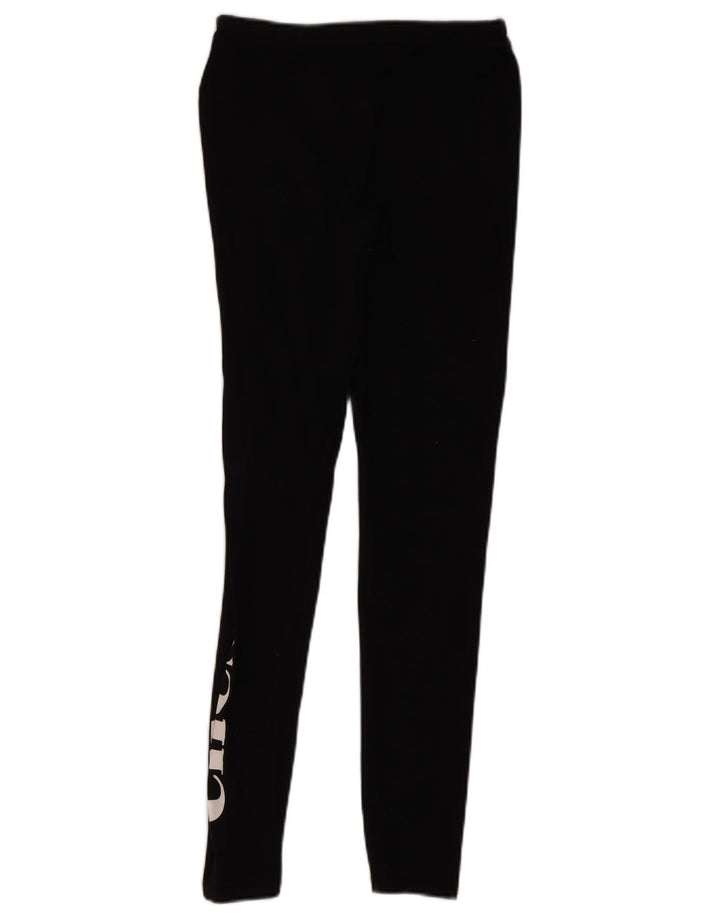 Leggings grafici da donna Ellesse UK 10 piccoli cotone nero