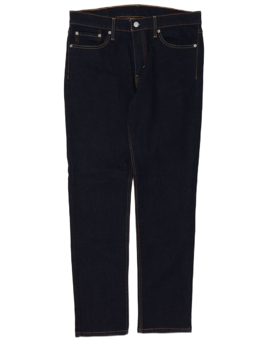 Levi's Uomo 511 Slim Jeans W33 L32 Blu Navy Cotone
