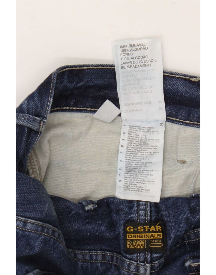 Jeans dritti da uomo G-Star W36 L32 cotone patchwork blu