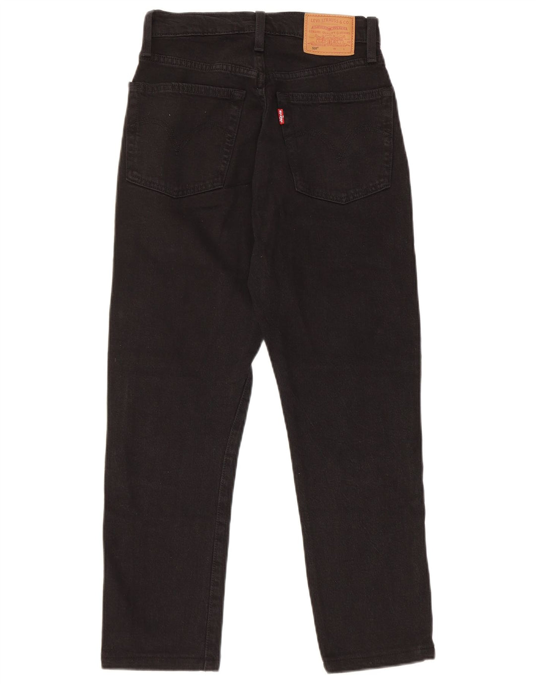 Jeans dritti Levi's 501 da donna W24 L24 neri