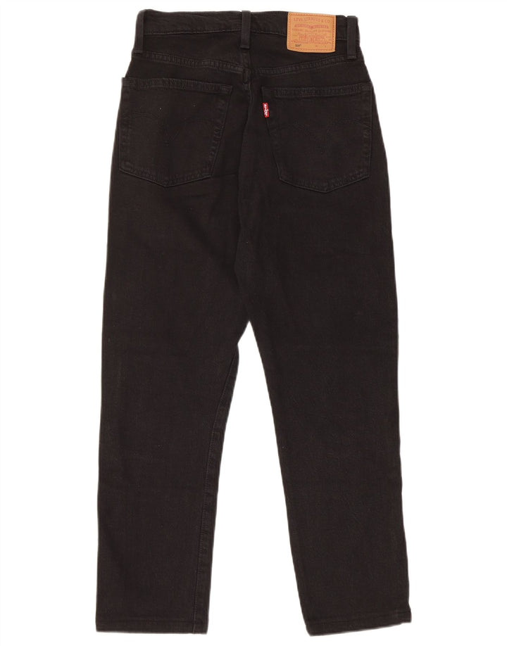 Jeans dritti Levi's 501 da donna W24 L24 neri