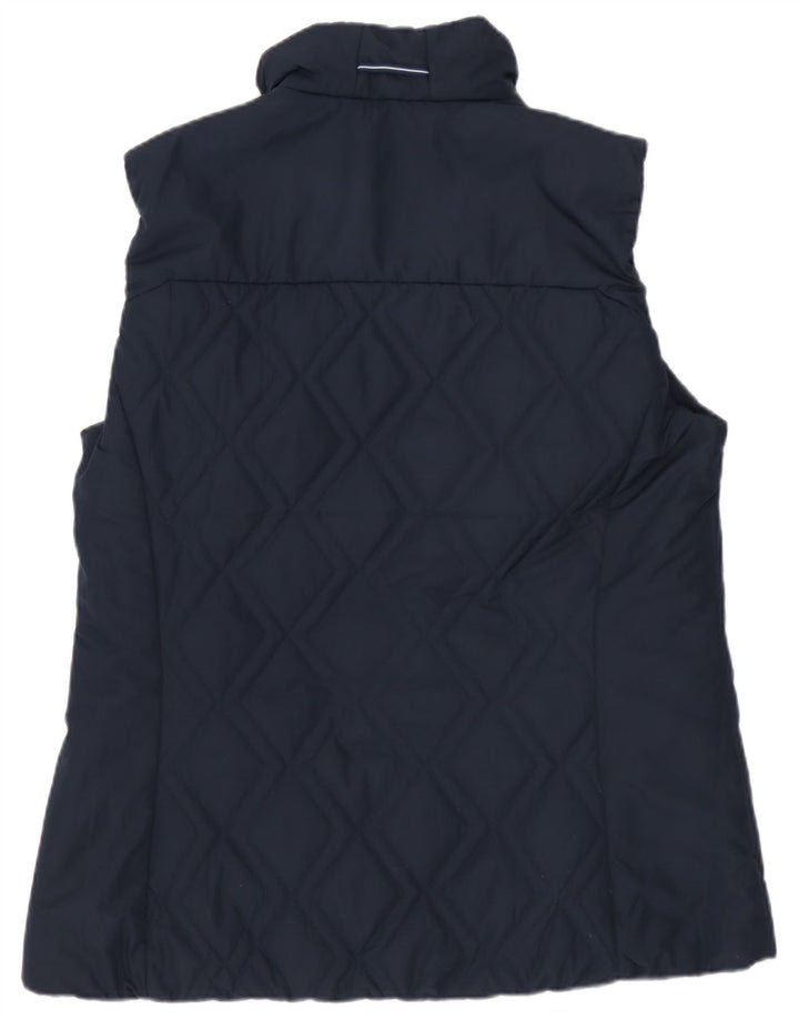 Gilet trapuntato foderato da donna HELLY HANSEN UK 16 grande poliestere blu navy