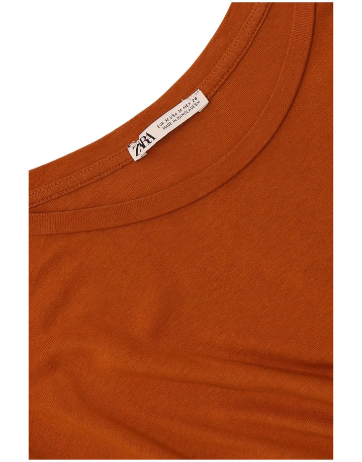 Top tunica oversize da donna Zara arancione medio