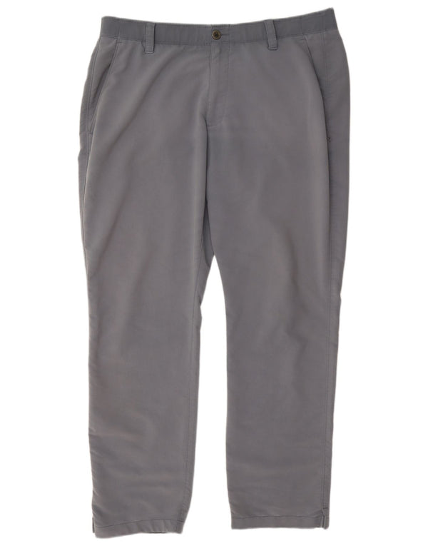 Pantaloni chino dritti da uomo Under Armour W38 L32 Grigi