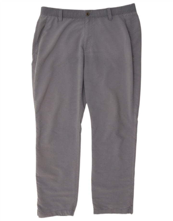 Pantaloni chino dritti da uomo Under Armour W38 L32 Grigi