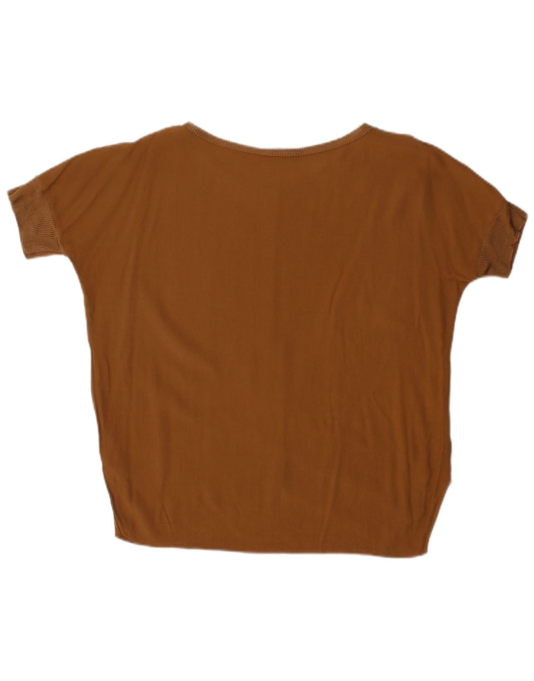 Camicetta asimmetrica da donna Zara Top UK 14 Marrone medio