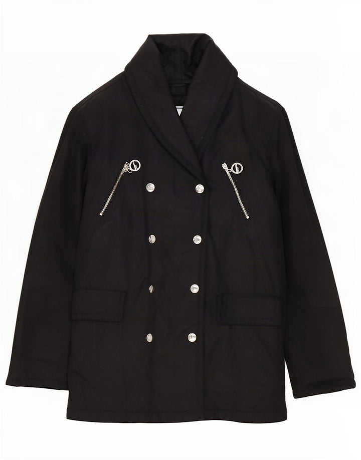 Piumino Doppiopetto Donna Krizia Jeans IT 40 Small Nero