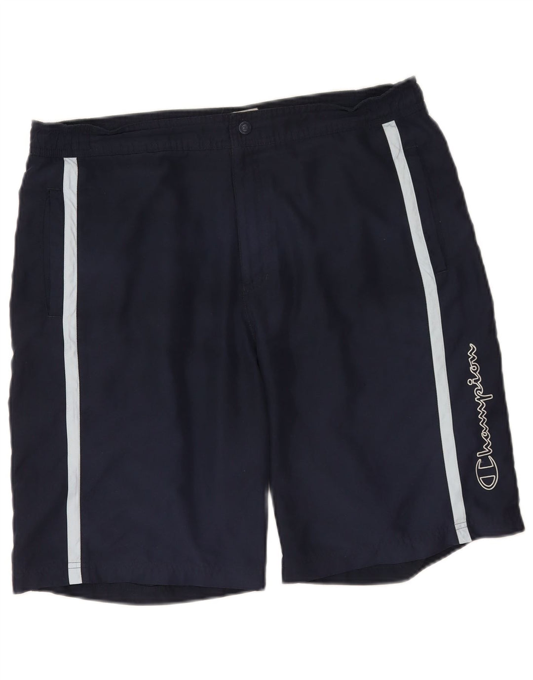Pantaloncini sportivi grafici da uomo Champion XL poliestere blu navy