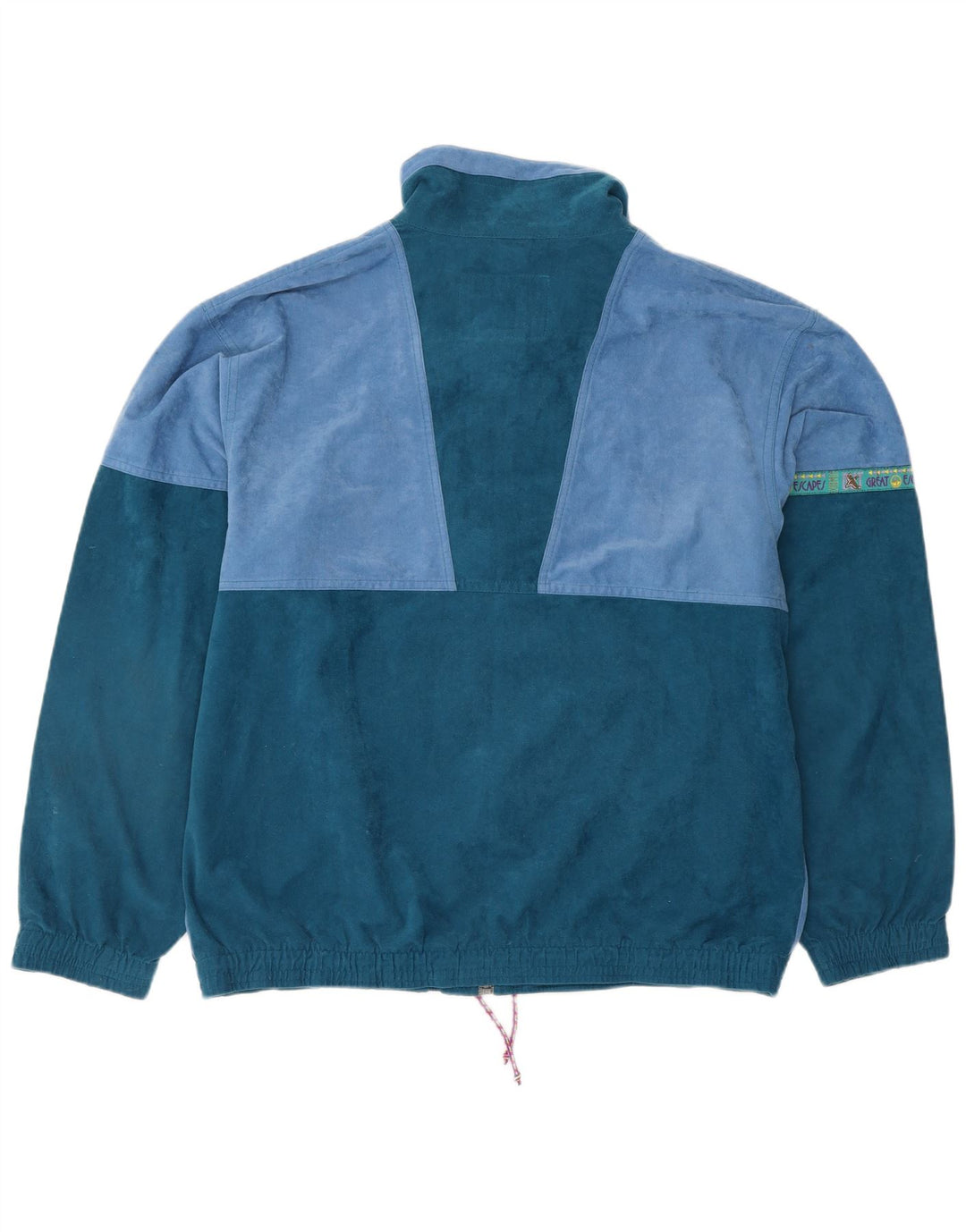 GREAT ESCAPES Giacca da tuta da uomo IT 48 Blu medio Colourblock