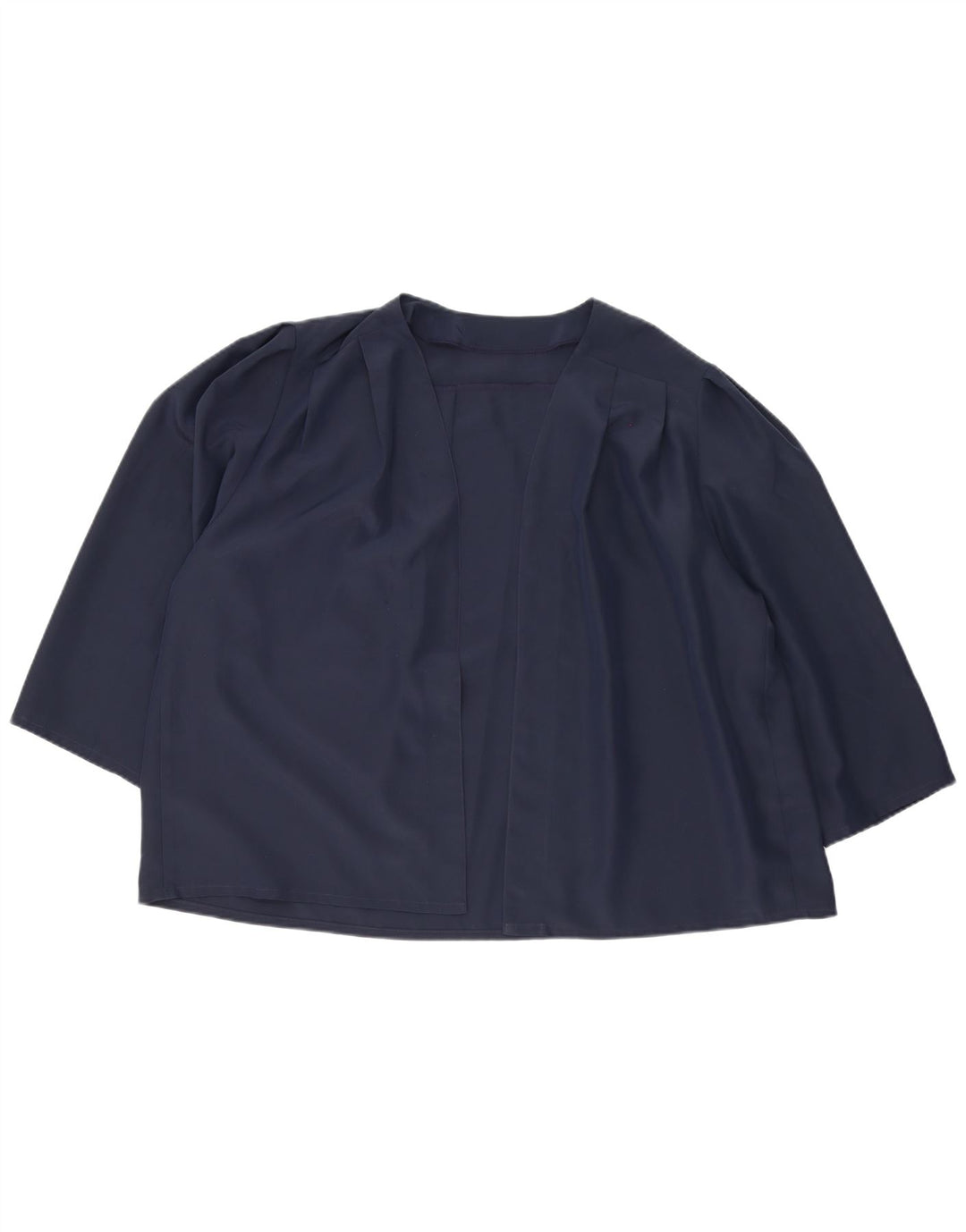 Top cardigan oversize da donna vintage UK 22 3XL Blu navy