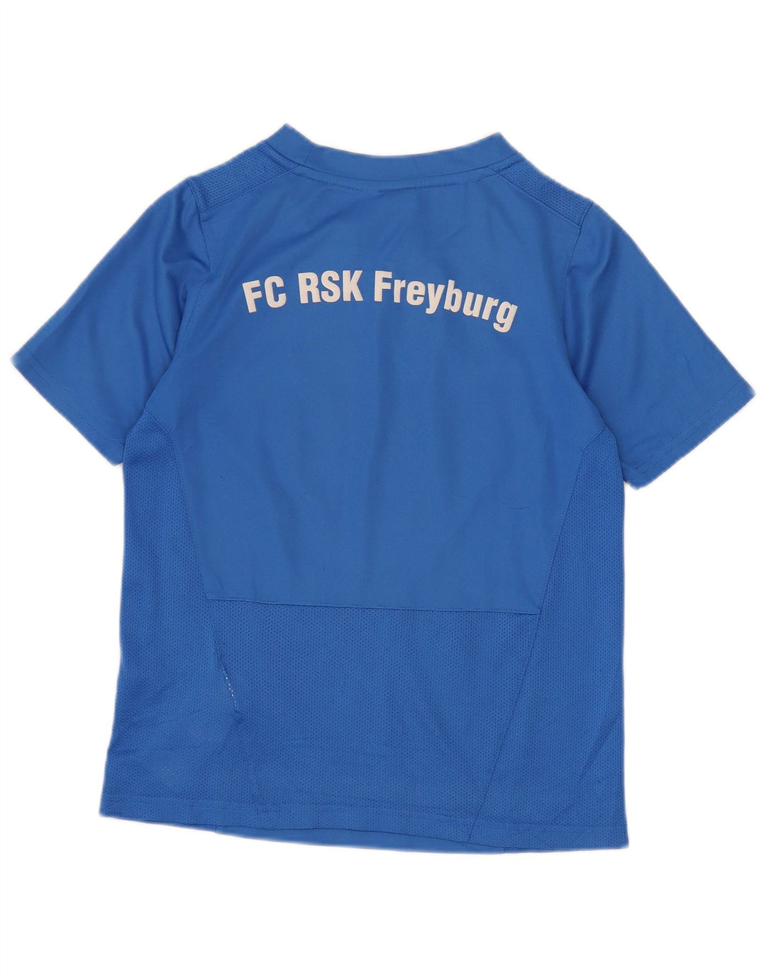 T-shirt grafica NIKE da ragazzo Dri Fit Top 6-7 anni XS poliestere blu