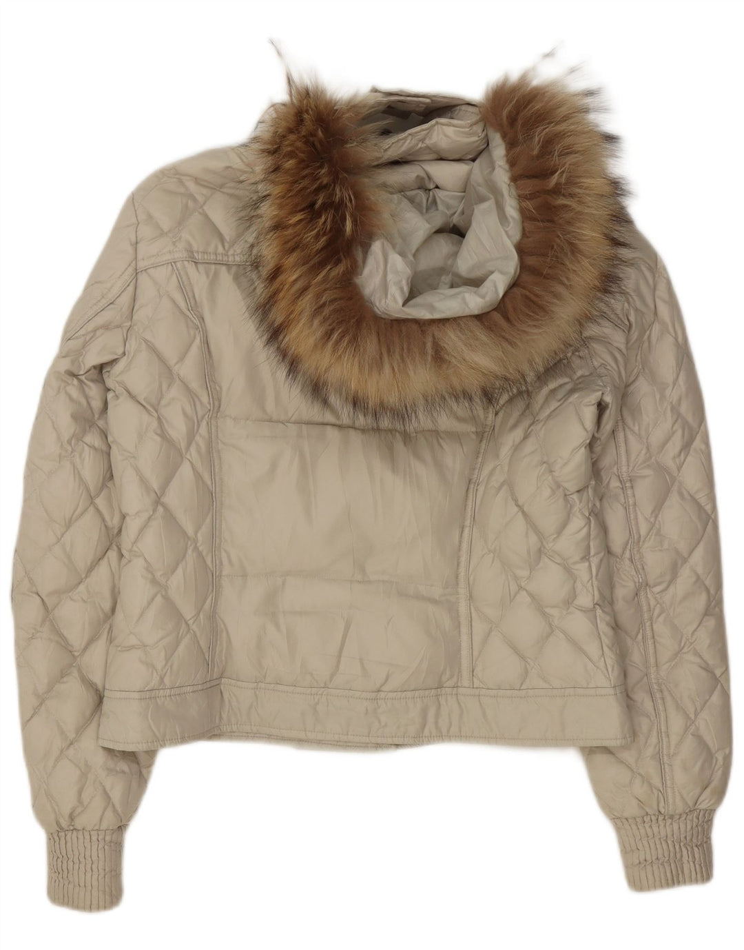 Giacca imbottita con cappuccio da donna Marlboro Classics IT 44 Poliestere verde medio