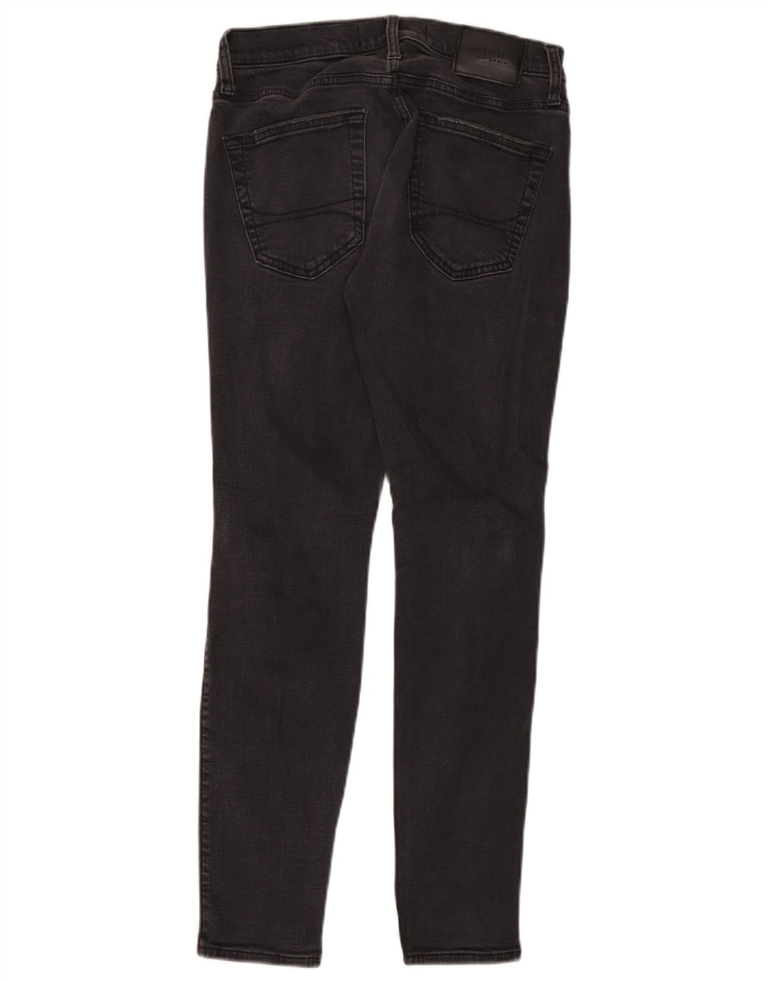 Jeans Hollister Slim Distressed Uomo W30 L30 Cotone Grigio