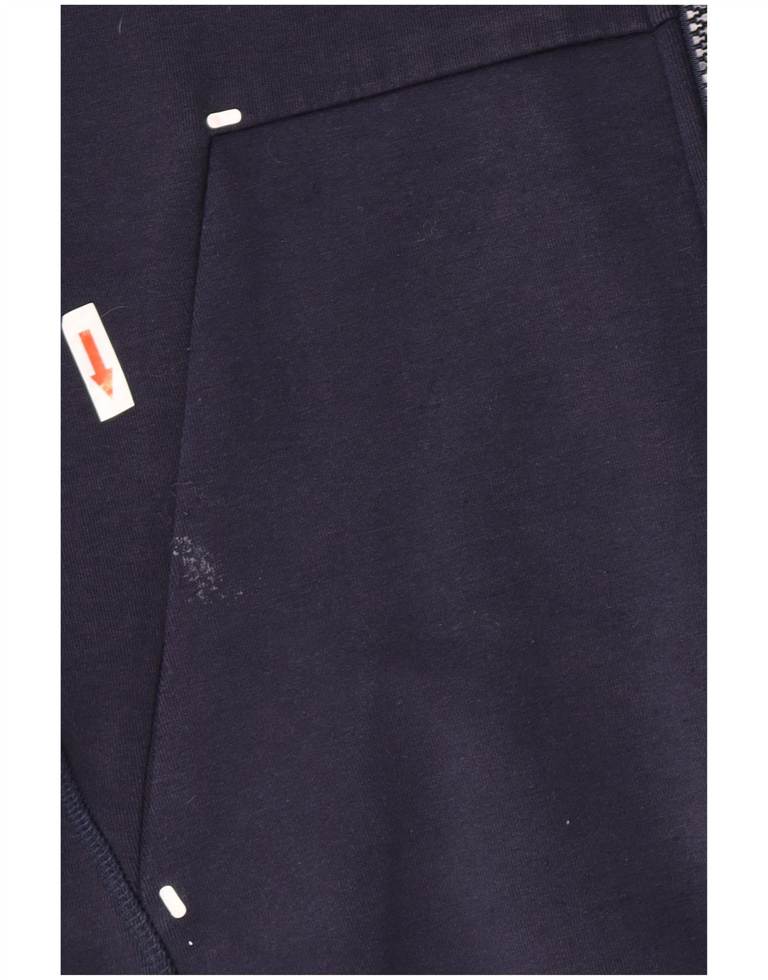 Felpa con cappuccio e zip Nike da uomo, grande, in cotone blu navy