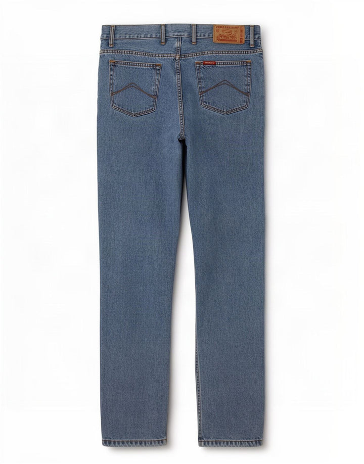 Jeans Carrera Uomo 700 Slim IT 48 Medio W33 L33 Blu Cotone
