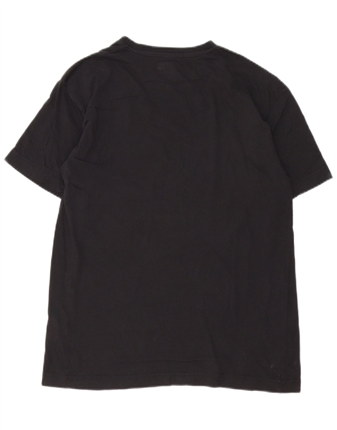 T-shirt grafica Kappa da donna, grande, in cotone nero