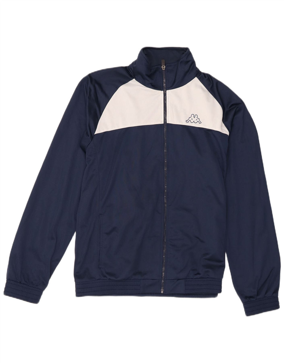 Giacca da tuta da uomo Kappa XL in poliestere color block blu navy