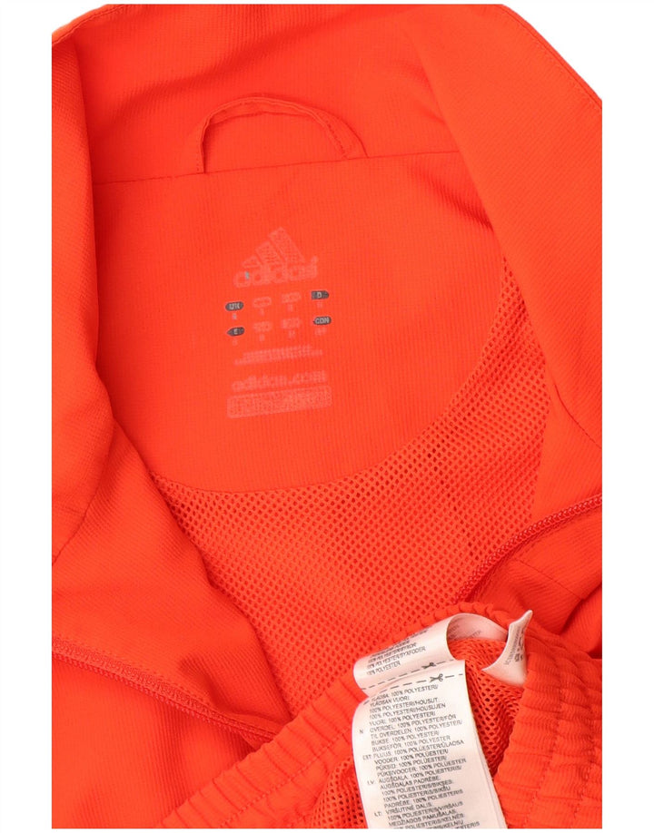 Giacca da ginnastica da uomo Adidas Small Orange Colourblock