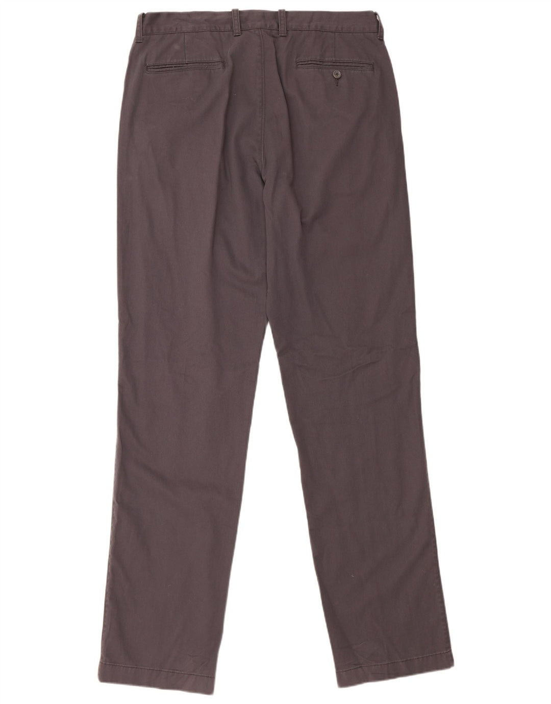 J. CREW Pantaloni chino dritti da uomo The Bleecker W34 L36 cotone grigio