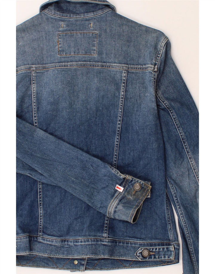 EDDIE BAUER Womens Denim Jacket UK 14 Medium Blue Cotton Vintage Eddie Bauer and Second-Hand Eddie Bauer from Messina Hembry 