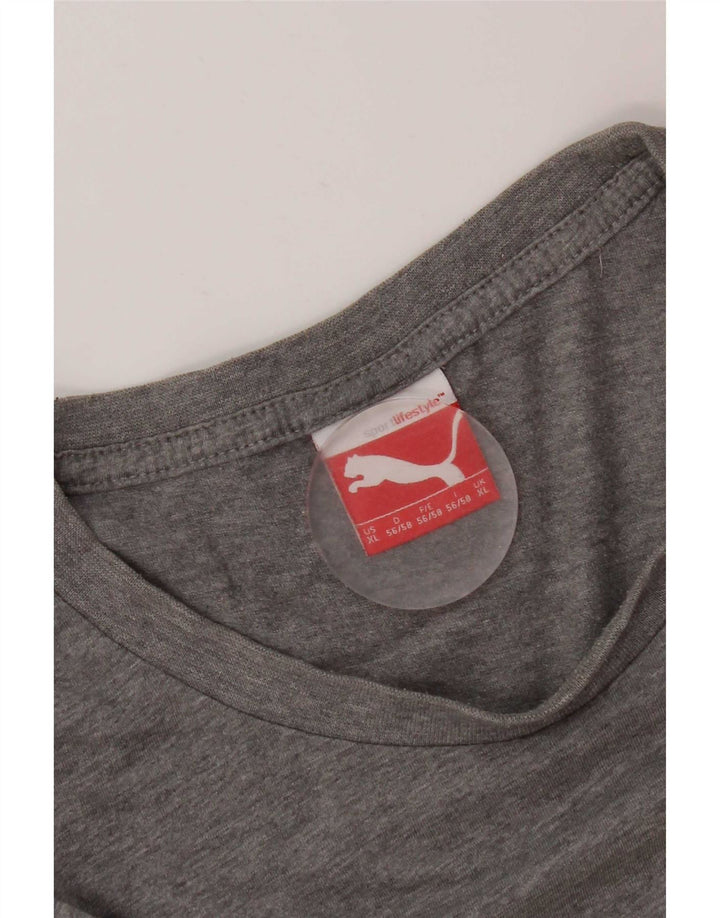 T-shirt grafica da uomo Puma Top XL Grigia