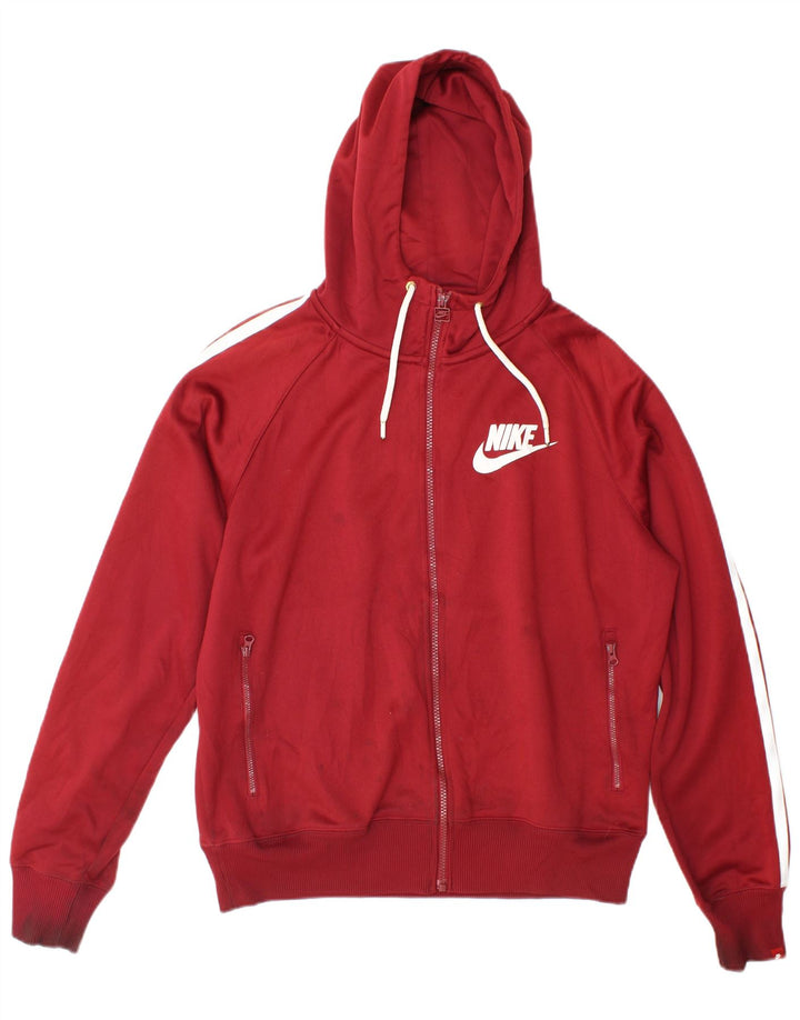 Giacca da tuta da uomo Nike, giacca media, bordeaux, in poliestere