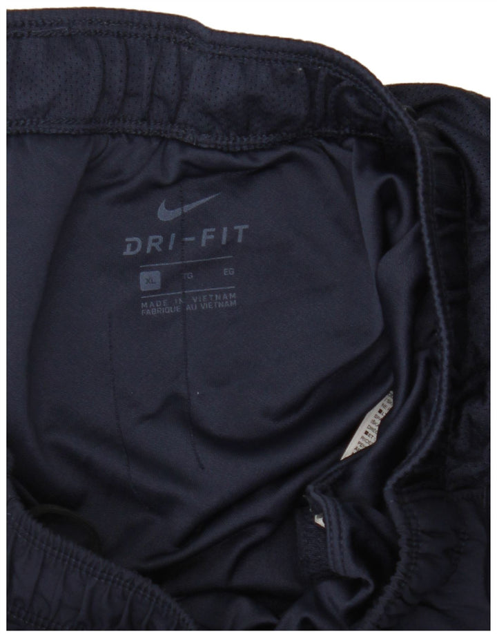 Pantaloncini sportivi Nike Dri Fit da uomo XL in poliestere blu navy
