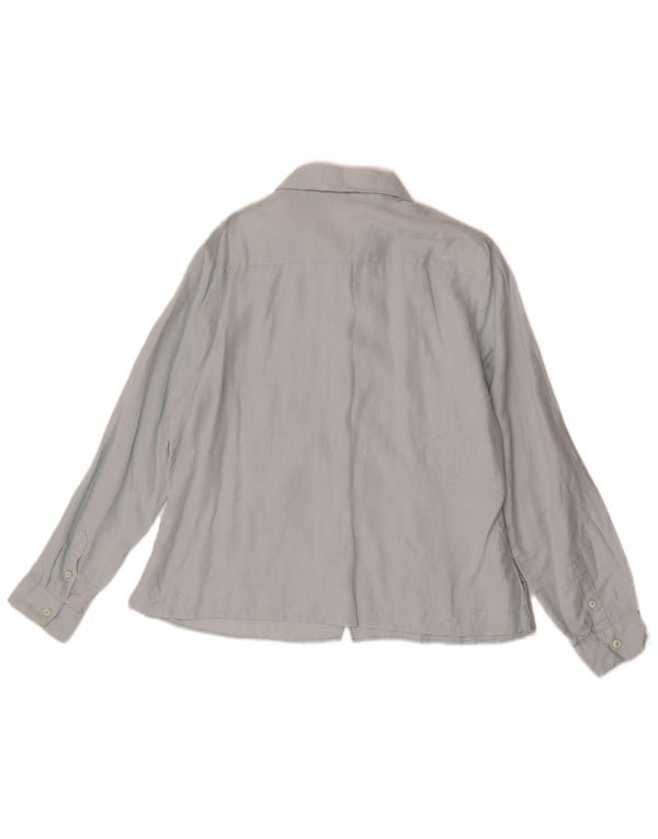 Camicia da donna Boden UK 18 XL Lino blu