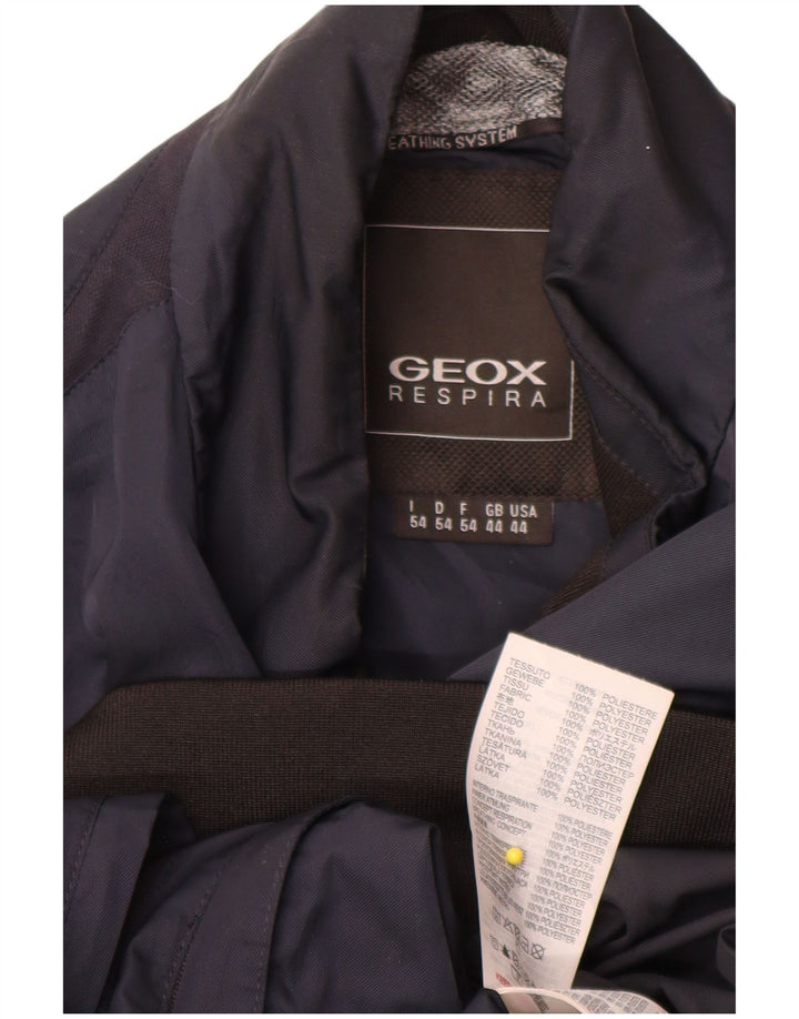 Giubbotto bomber Geox da uomo Respira UK 44 2XL poliestere blu navy