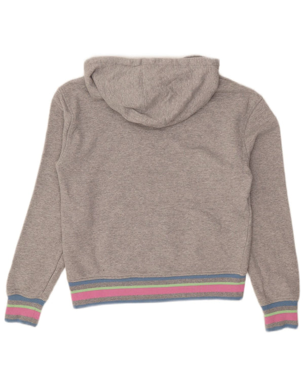Felpa con cappuccio grafica da donna Champion UK 10 Small Cotone color block grigio