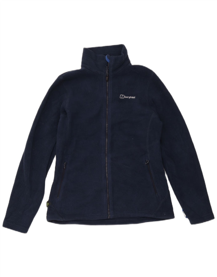 Giacca in pile da donna Berghaus UK 14 grande poliestere blu navy