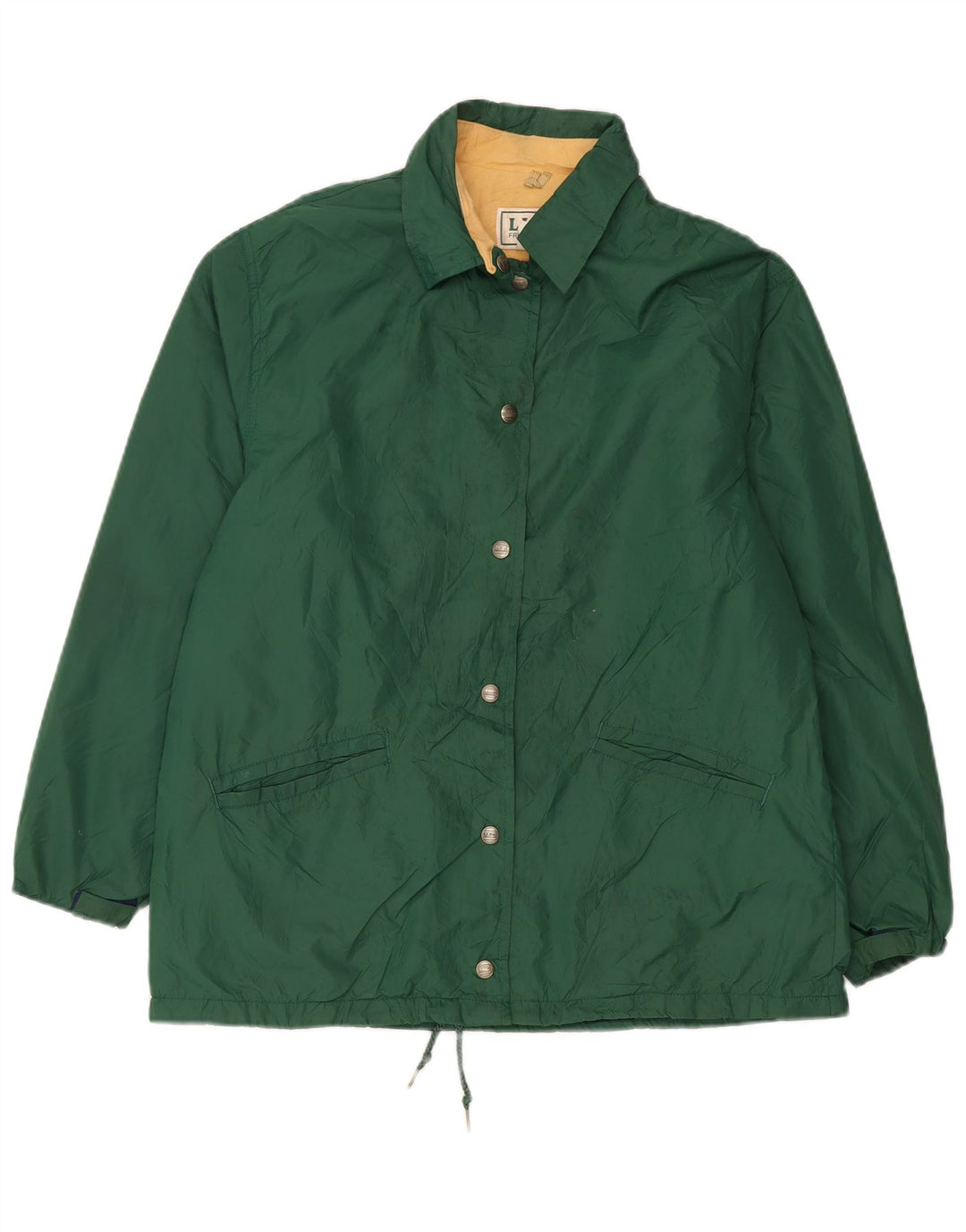 Giacca a vento da donna L.L.Bean UK 16 Large Green Nylon