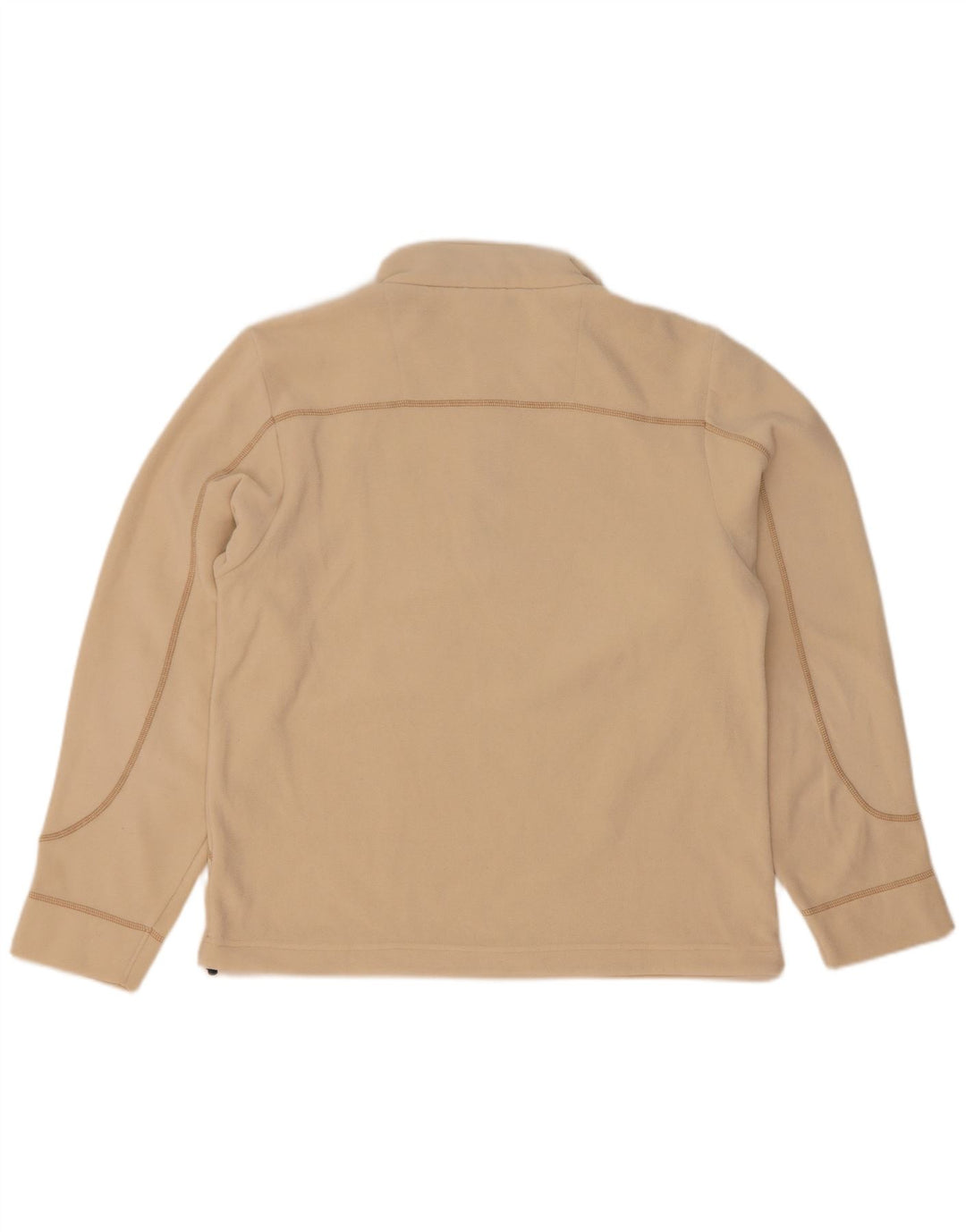Maglione in pile da uomo Colmar con zip e collo in poliestere beige medio