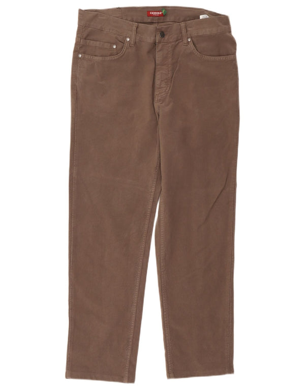 Pantaloni casual dritti da uomo Carrera 700 W33 L27 cotone marrone