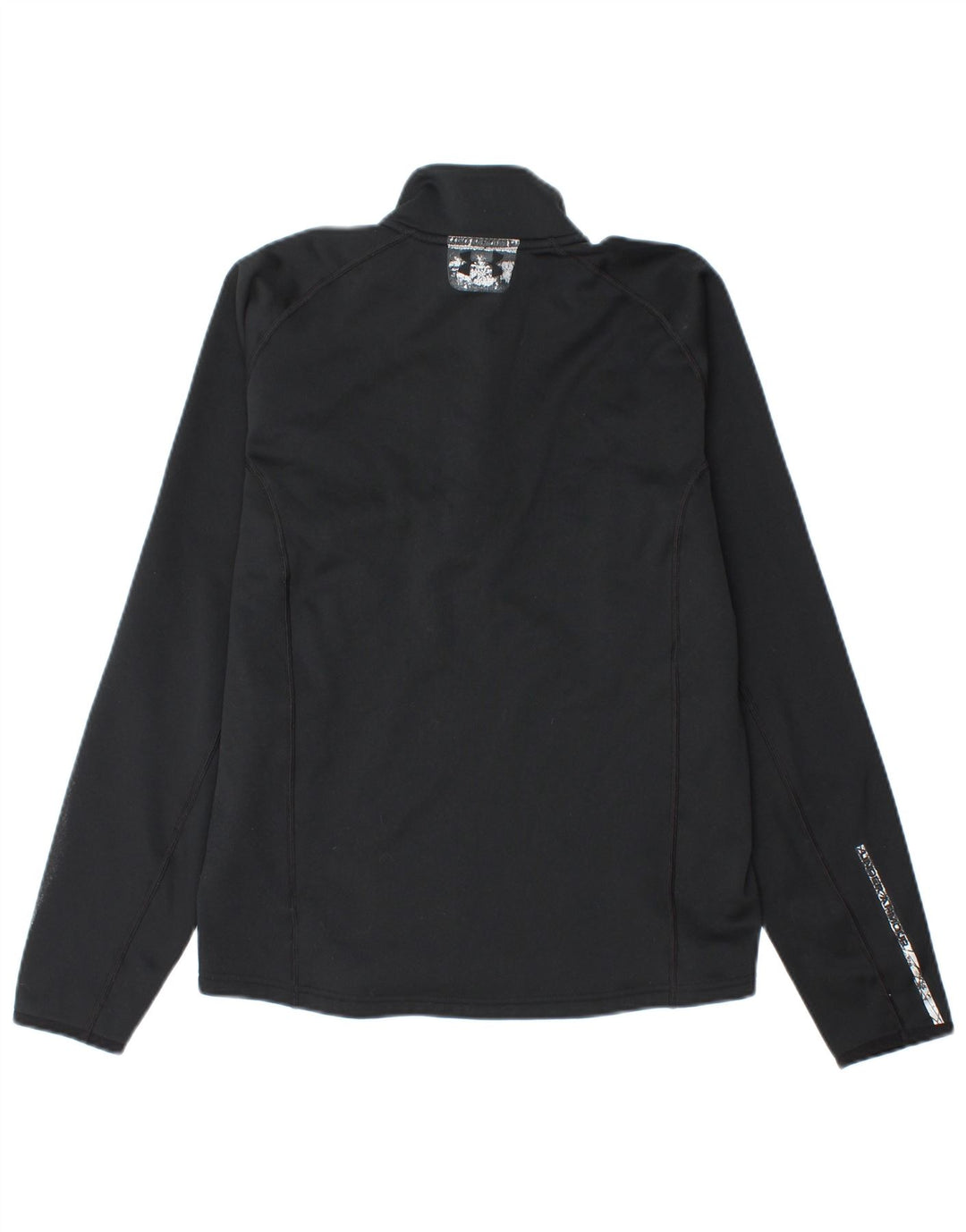 Felpa da uomo Under Armour Cold Gear con zip e collo, maglione piccolo nero