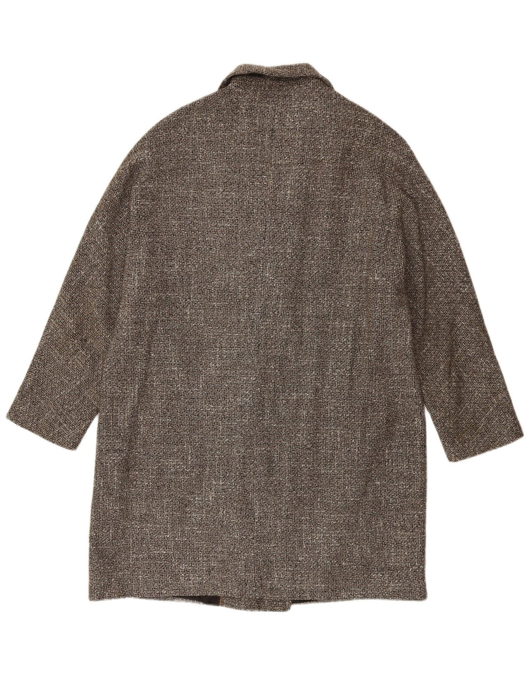 Cappotto doppiopetto da donna Massimo Dutti UK 16 Large Grey Herringbone
