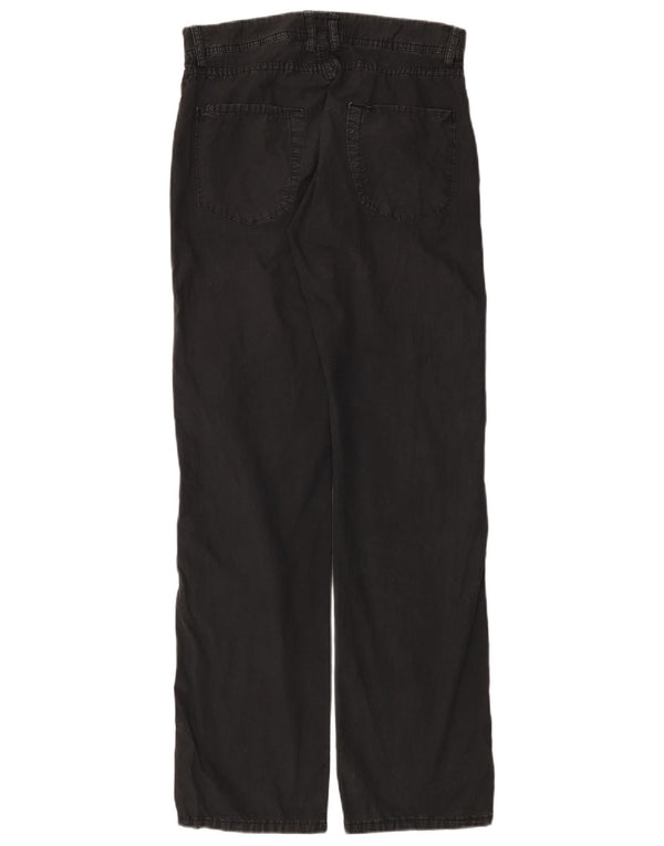 Armani Mens Straight Chino Trousers W31 L33 Navy Blue Cotton