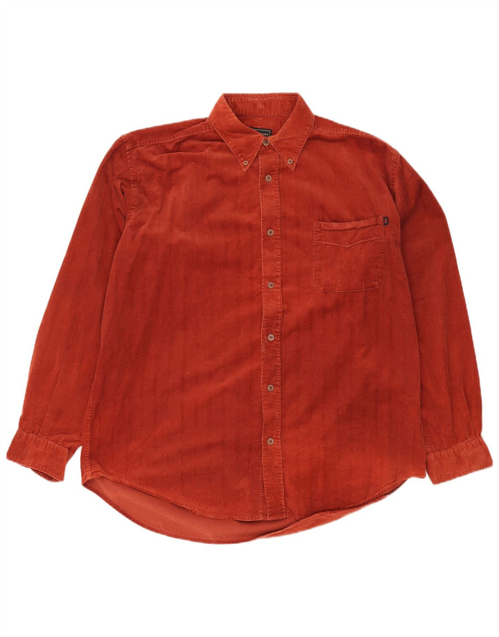 MARLBORO CLASSICS Camicia da uomo in velluto a coste XL rosso cotone