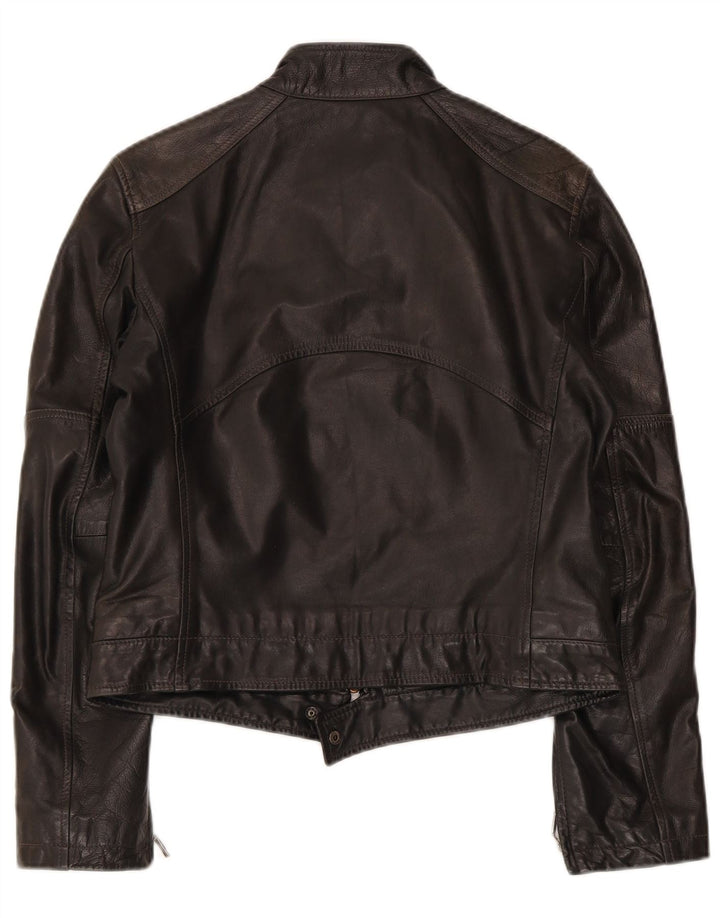 Giacca in Pelle Donna Victory IT 42 Media Pelle Nera