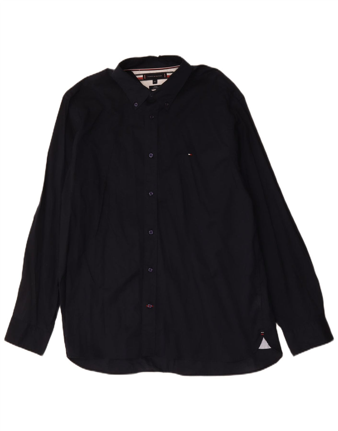 Camicia da uomo Regular Fit Tommy Hilfiger 2XL cotone blu navy