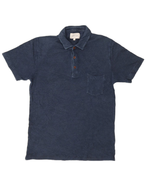 Polo da uomo Jigsaw piccola in cotone blu navy